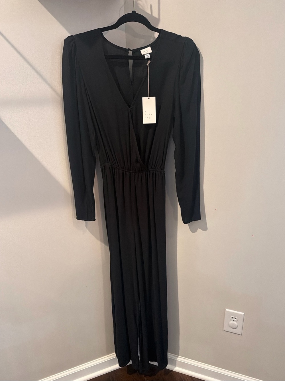 a new day Black Long Sleeve Jumpsuit